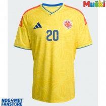 Kolumbija Juan Fernando Quintero #20 Domaci Dres SP 2026 Kratak Rukav